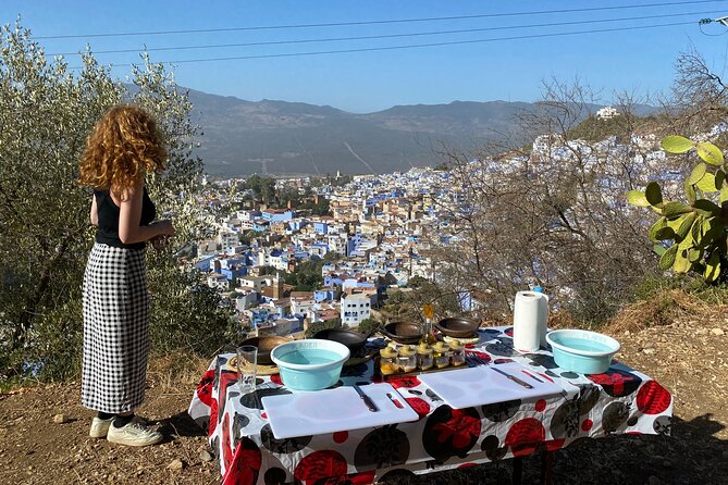 3-Hour Cooking Class overlooking the Blue City - Step-by-Step Itinerary: From Market Walk to Tajine Dinner