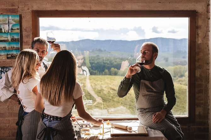 A Brunello Cooking Class with Vineyards View Winery - The menu: filled pasta, hand-made pasta, and a Tuscan dessert