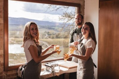 A Brunello Cooking Class with Vineyards View Winery - The panoramic terrace-kitchen: where cooking actually becomes fun