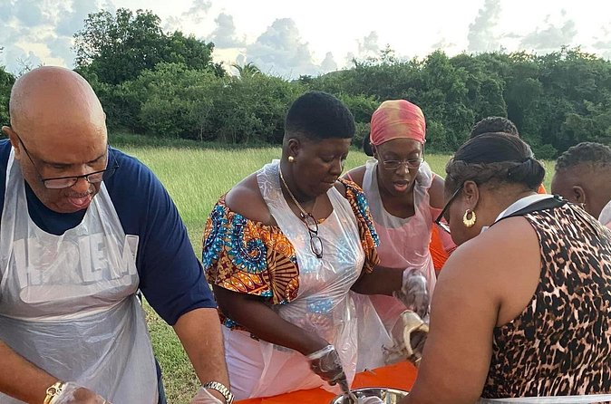 A Morning Cultural Experience Through Food Cooking Class St. Croix - Crucian 101, music, and drinks while the crabs cook