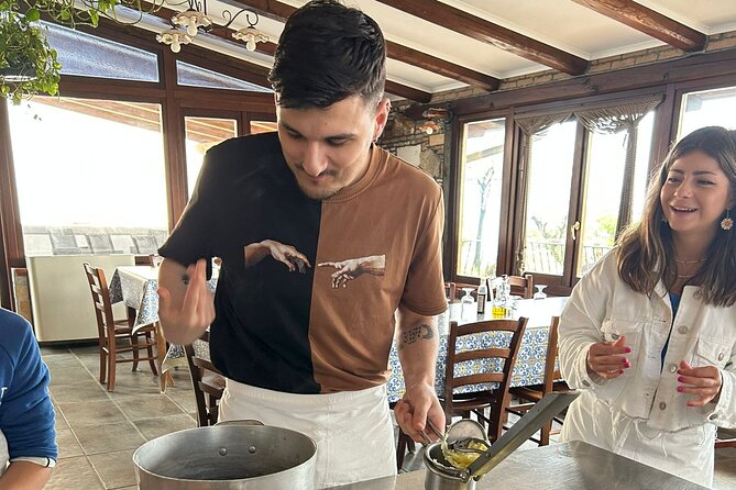 Amalfi Coast Cooking Class: Make Pasta, Mozzarella & Tiramisu - Pasta Time: Choosing Tagliatelle or Gnocchi and Cooking to Al Dente