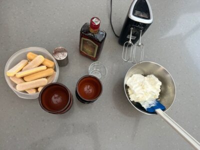 Amalfi Cooking class: Tiramisù, mozzarella and Pasta - Pianillo farmhouse tour: the setting before the apron goes on