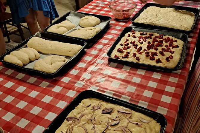 Apulian cooking class and typical dinner - Focaccia, bread, and the wood-fired oven moment