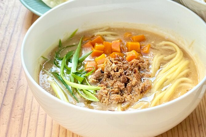 Arashiyama's Best Vegan Ramen & Gyoza Class - Meet Satoru and Akiko: the home-kitchen style that wins points