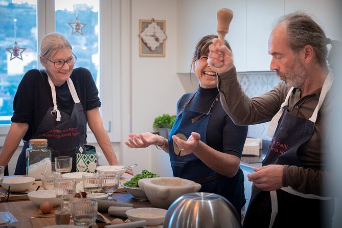 Autenthic ligurian Cooking Class Kochkurs - What You’ll Make: Focaccia, Mortar Pesto, and Fresh Pasta