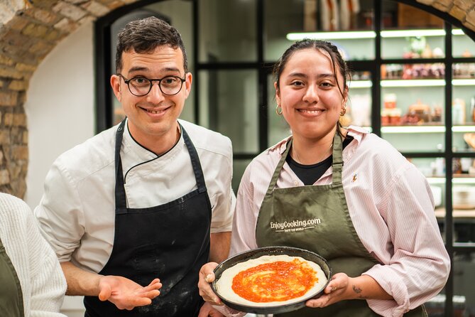 Authentic Roman Pizza, Suppli & Gelato Workshop with Italian Wine - The Pizza Step: Roman Dough, Shaping, and Baking