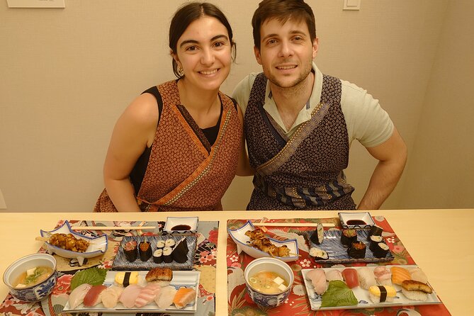 Authentic SUSHI Course Cooking Class - From Sushi Rice to a Full Japanese Meal (2.5 Hours)