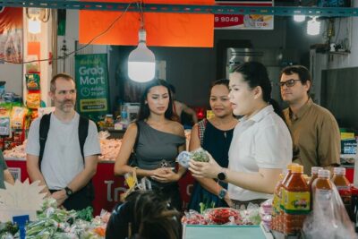 Bangkok Udomsuk Thai Cooking Class with local market tour - The market walk at Khun Yim Market (Udomsuk’s everyday food world)