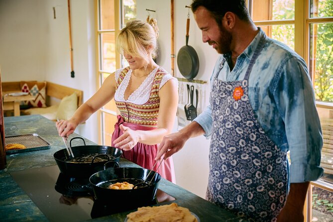 Bavarian Schnitzel Cooking Class in Oberaudorf Farmhouse - The Menu Rhythm: From Pretzels to Schnapps to Kaiserschmarrn