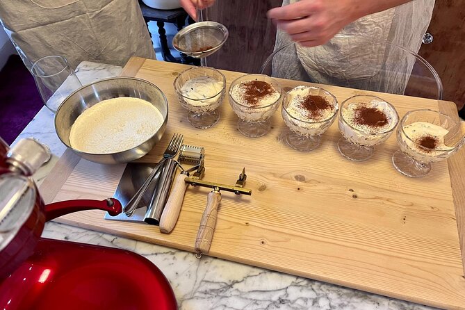 Bolognese Cooking Class with Margherita in the Historic Center - The Full Table After You Cook: Antipasto, Chicken, Wine, and Tiramisu