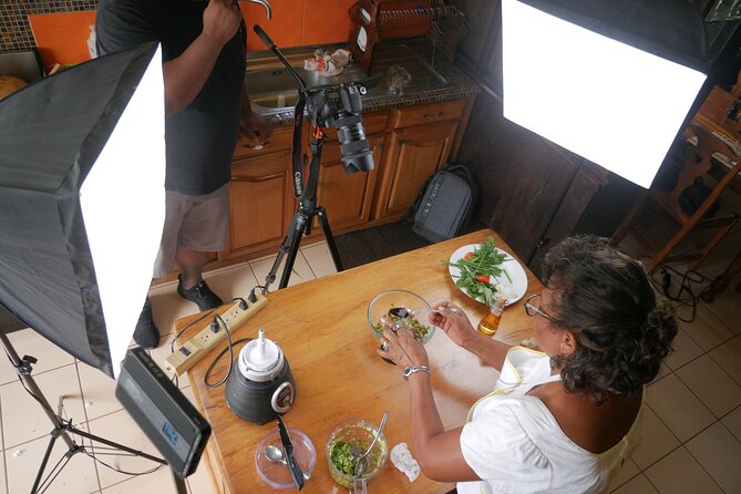 Caribbean Cooking Class with Daria - Your host: learning Caribbean cooking from Chef Daria (and Michael)