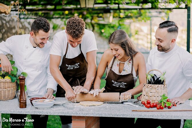 Cooking class Amalfi Coast by Marco and Tano - The terrace tasting: wine, limoncello, and eating with pride