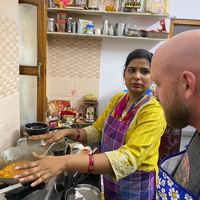 Cooking class and dinner with Rekha family with full meals - What You’ll Cook: Rice, Paneer, Chapati, Curry, and Milk Pudding