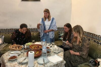 Cooking Class in Marrakech with Fatiha and Samira - Tea, Family Welcome, and the Cooking Setup in a Home