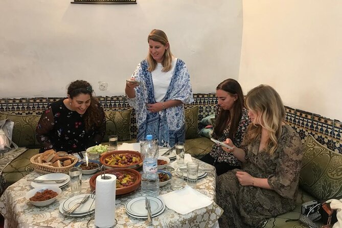 Cooking Class in Marrakech with Fatiha and Samira - Tea, Family Welcome, and the Cooking Setup in a Home