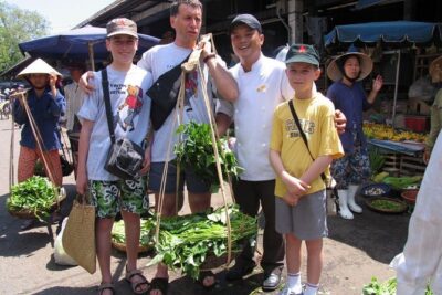 Cooking Class , Local Market , Basket Boat And CRABS FISHING - River-to-cooking-school flow: herb garden stop you’ll remember