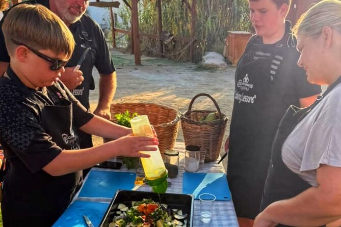Cooking Class Sunset Dinner and Tour in Paros Farm - How long the class lasts and what the timing feels like
