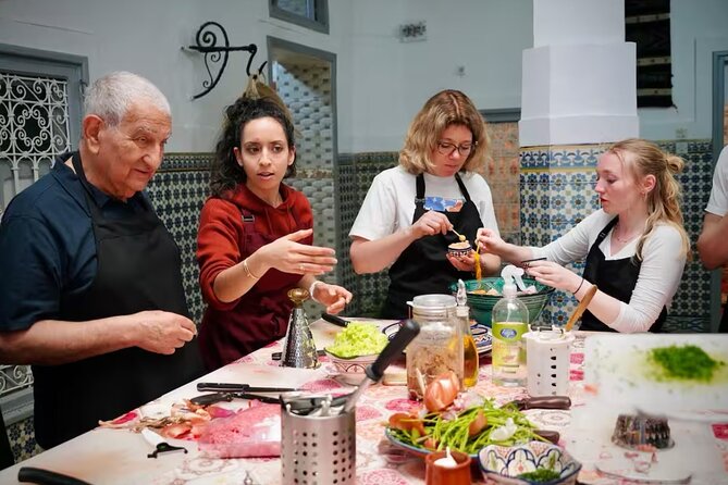 Cooking class with a local family with Chef Latifa - Local dishes - Air-conditioned kitchens and a rooftop pause at Dar Latifa