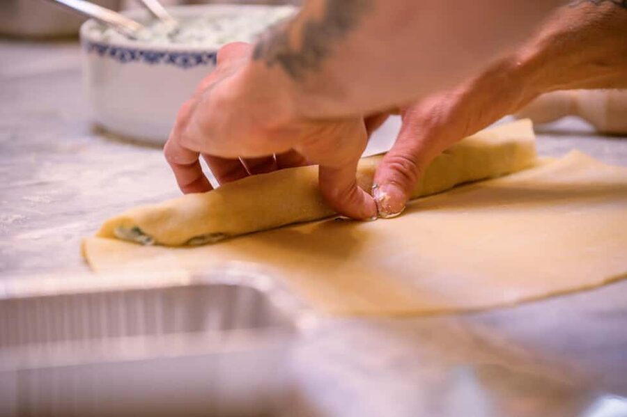 Cooking Class with Carbonara, Pesto Making, Lasagna, Cannoli - The Cooking Kitchen: a full Italian meal, not a demo