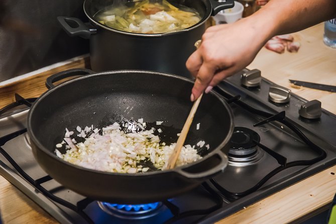 Cooking Class with Grandma. Groups & Corprative - Hands-on cooking: aprons, knives, and task-by-task teamwork