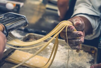 Cooking lesson in Catania with lunch or dinner - The Menu: Bruschetta, Sweet-and-Sour Caponata, Fresh Pasta alla Norma, and Cannoli