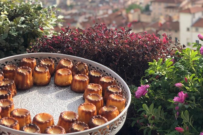 Croix Rousse Market & Rooftop Cooking Class in Lyon - Step 5: Rooftop dining with Lyon views (and wine pairing)