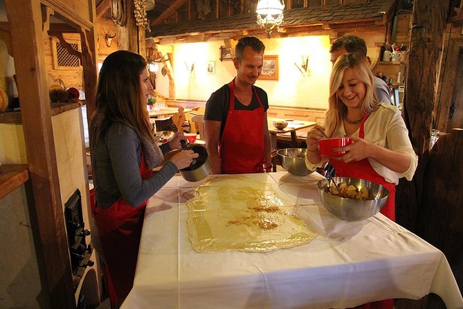 Dinner Cooking Class - Prezels, Dumplings, Apple Strudel & Music - Key things to know before you go