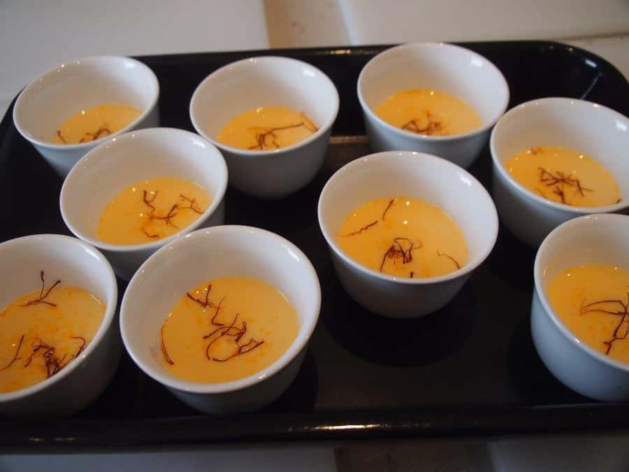 Edgy 8 Dish Private, Fusion Cooking Class, Menu Plan, Market - The market session: mint, fish, onions, and real selection