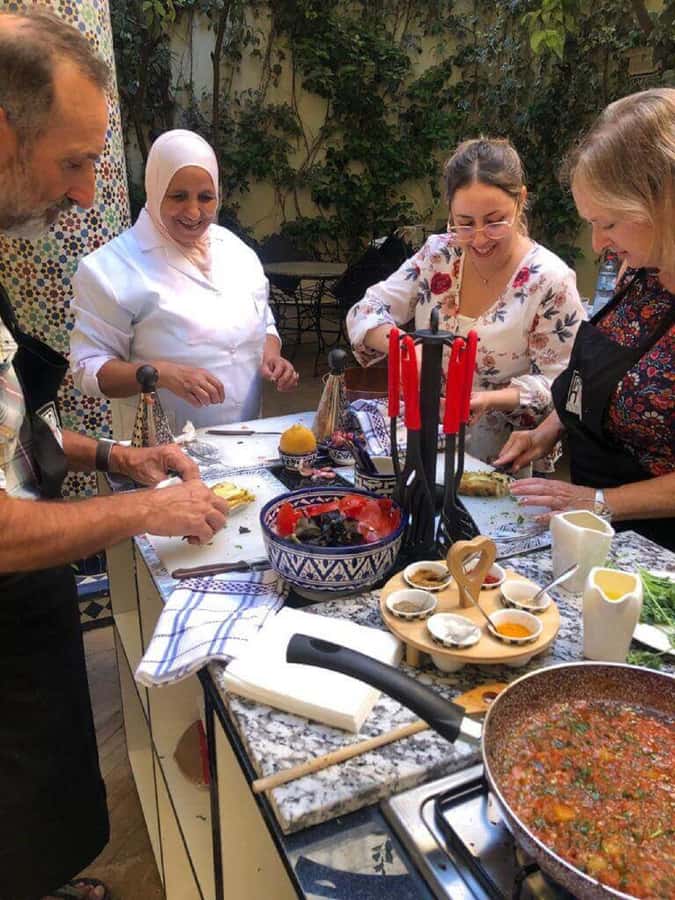 Fes: Authentic Cooking Class and Old Medina Visit - Meeting in Front of Hotel Batha: A Medina-Day Begins