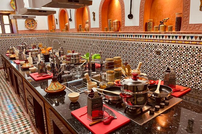 Fez Cooking Class at Palais bab sahra - Entering Palais Bab Sahra by Blue Gate