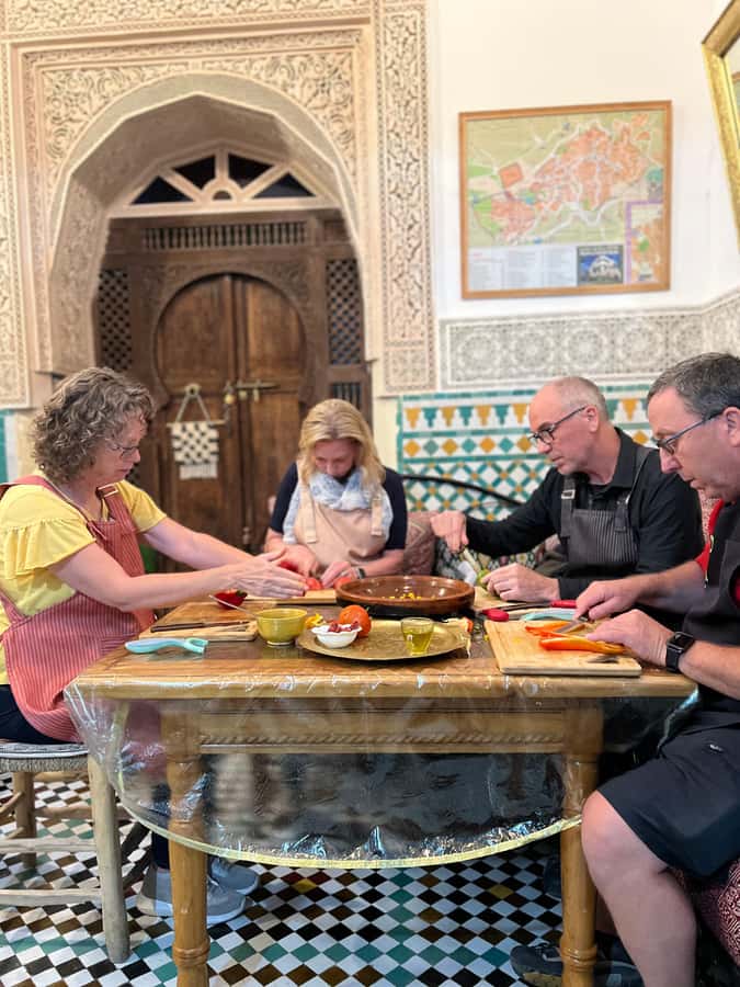 Fez: Souk Tour and Traditional Home Cooking Class - The Souk Walk (It’s Close) and How to Shop Like a Local