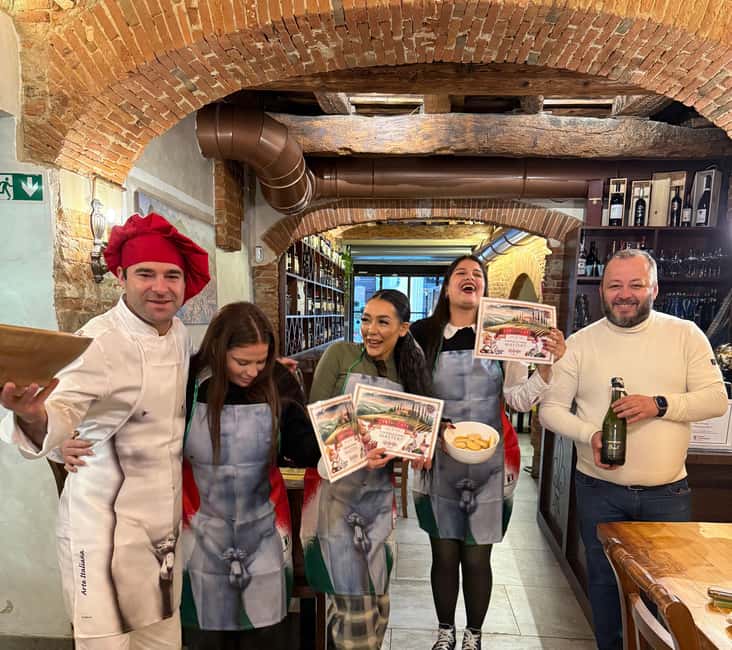 Florence: Premium Pasta Cooking Class with Tiramisu & Wine - Tiramisu with coffee and cream, assembled together