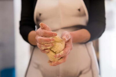 Florence: Premium Pasta Cooking Class with Tiramisu & Wine - Ravioli shaping: spinach and ricotta in small-bite form