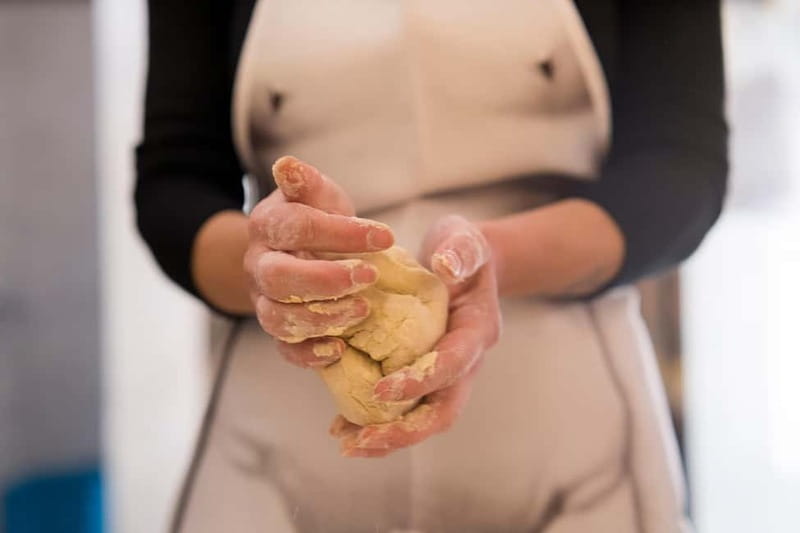 Florence: Premium Pasta Cooking Class with Tiramisu & Wine - Ravioli shaping: spinach and ricotta in small-bite form