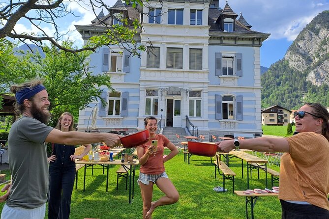 Fondue Cooking Class and Cheese Workshop in Switzerland - Fondue garden games: turning cooking into a group afternoon