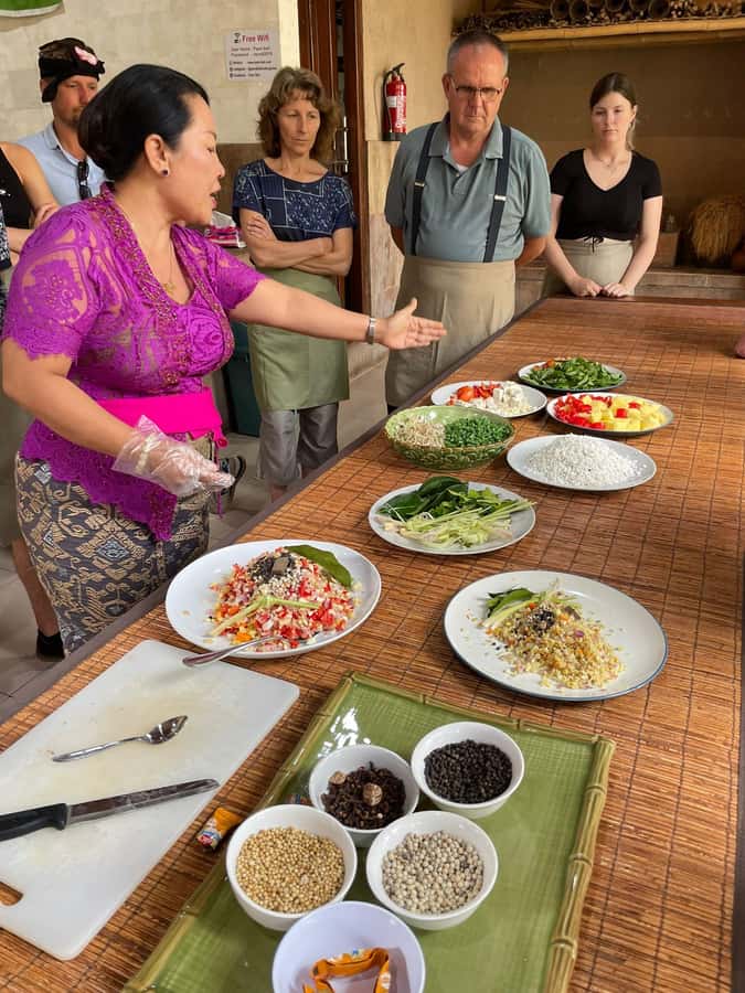 From Ubud: Authentic Cooking Class in a Local Village - From Ubud pickup to the first spice stall