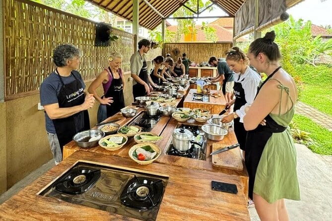 From Ubud: Authentic Cooking Class Visit Traditional Market - Celuk Village and the Art Village Side Trip