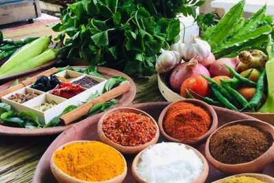 Galle Fort cooking class - Finding the start: Middle Street and a garden-kitchen setup