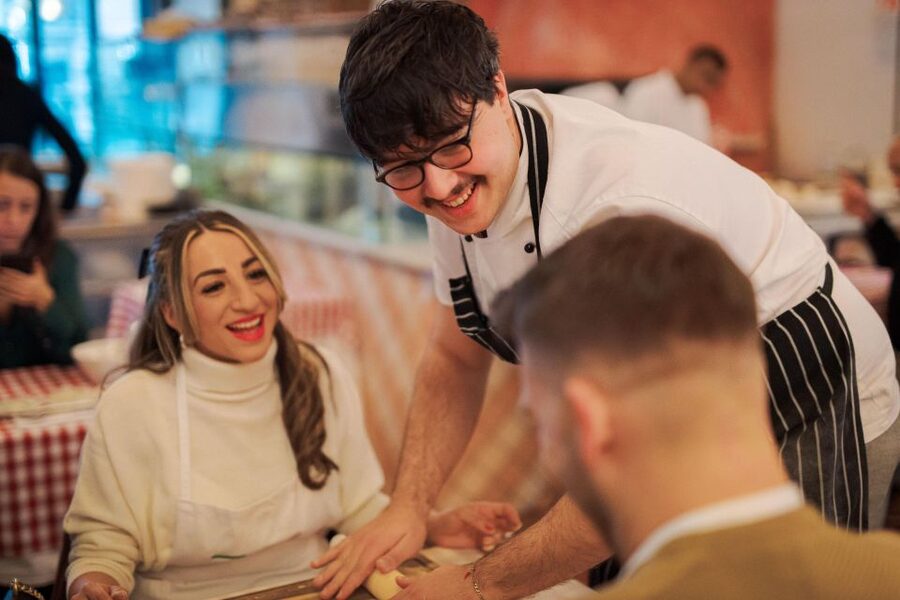 Gelato and Pasta Cooking Class in Rome - Piazza Navona - The meal payoff: bruschetta, drinks, and dessert you created
