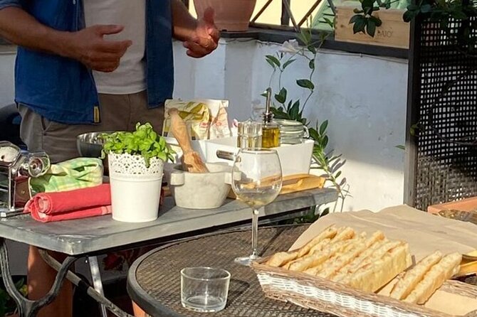 Genoa: Hands-On Home cooking Class Pasta Pesto and more with wine - Mortar-and-Pestle Pesto: More Than a Sauce Lesson
