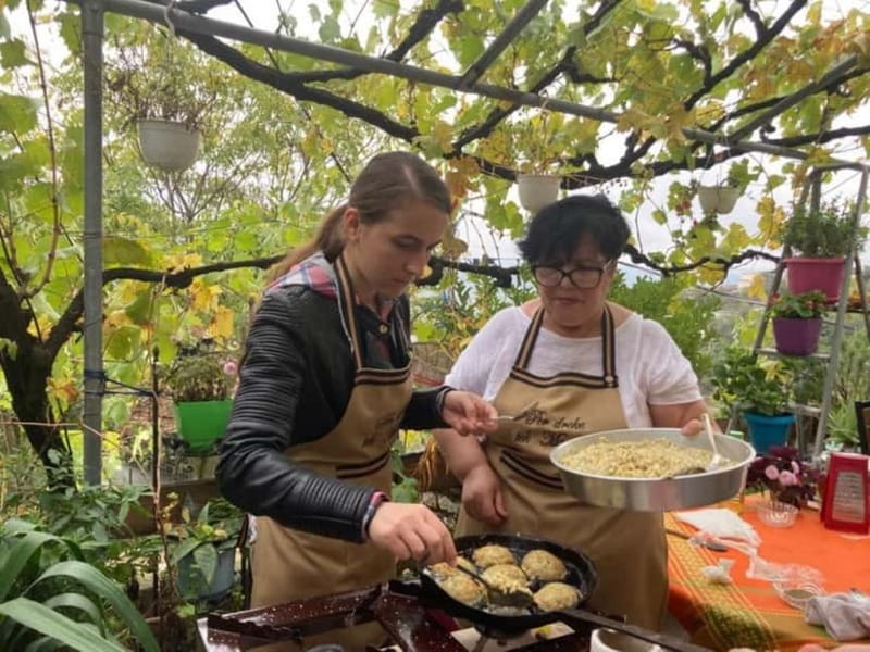 Gjirokastër: Traditional Albanian Vegetarian Cooking Class - Cooking Qifqi, Qofte bobollaqe, and Hasude