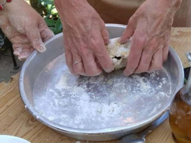 Gjirokastër: Traditional Albanian Vegetarian Cooking Class - The meal table: seasonal salad, conversation, and a complimentary drink