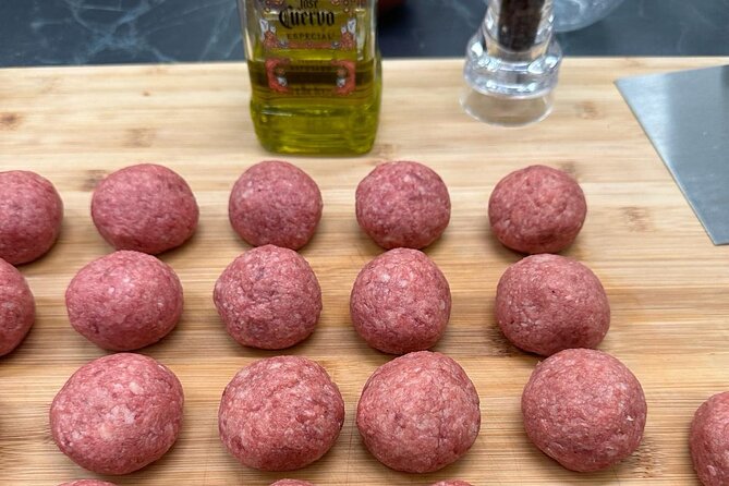 Gnocchi and meatballs | Cooking class and dinner at my house in Rome - Meatballs with Sauce and Stuffed Courgettes: A Full Roman Main Dish