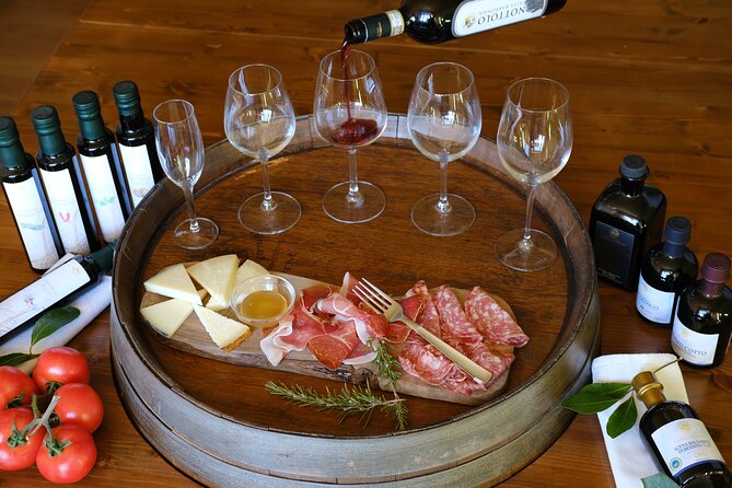 Golden Grains & Gourmet Pasta Cooking Class - Estate tasting: organic and biodynamic wine plus olive oil and balsamic