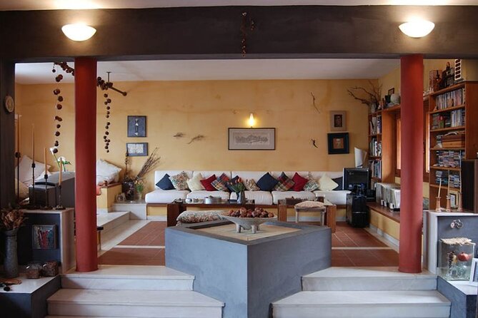 Greek Home Cooking Class at a Seaside Villa in Crete with Mary - Meet Mary at her seaside villa outside Rodialos