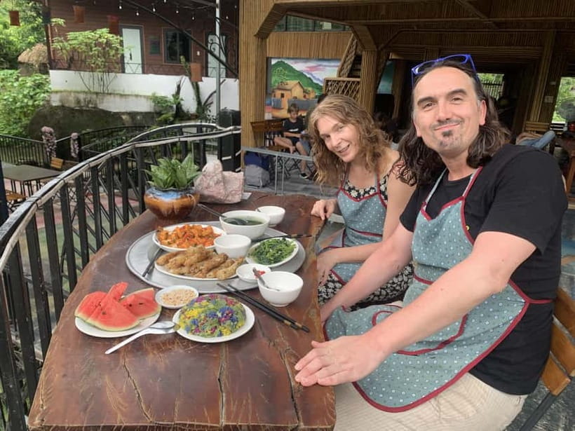 Ha Giang: Tay Ethnic Cooking Class with a Spring view - The Best Part: Eating Your Three Dishes with a Spring View