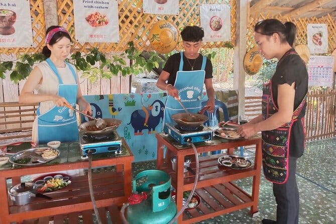 Half Day Chiang Mai Cooking Class and Market Taste Tour - Market First: tasting Thai ingredients at Coconut Shell