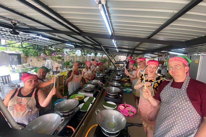 Half day Thai cooking Class + Market tour+Garden tour - Hands-on Thai cooking class: what the 3-dish course actually feels like
