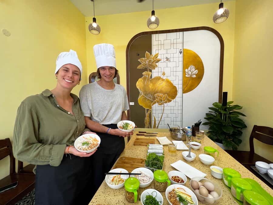 Hanoi: Maya Traditional Cooking Class & Market Tour - Meet at Crossing Vietnam Tour and Step Into a Small-Group Kitchen