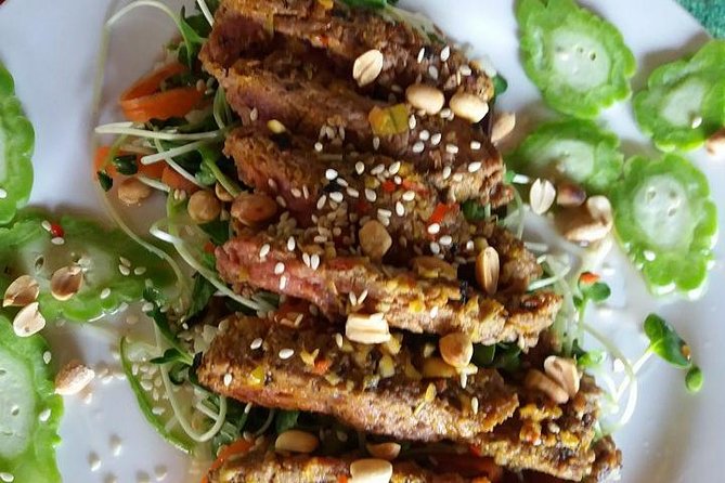 Ho Chi Minh City Full-Day Farm trip with Healthy Cooking Class - The Cooking Class: Prawn Wraps, Papaya Salad, and Banana Spring Rolls